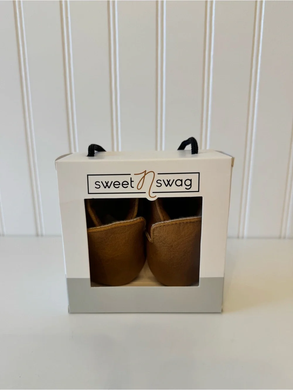 NIB Baby Loafer Mox Sweet N Swag Brown Slip-On Shoes SZ 2